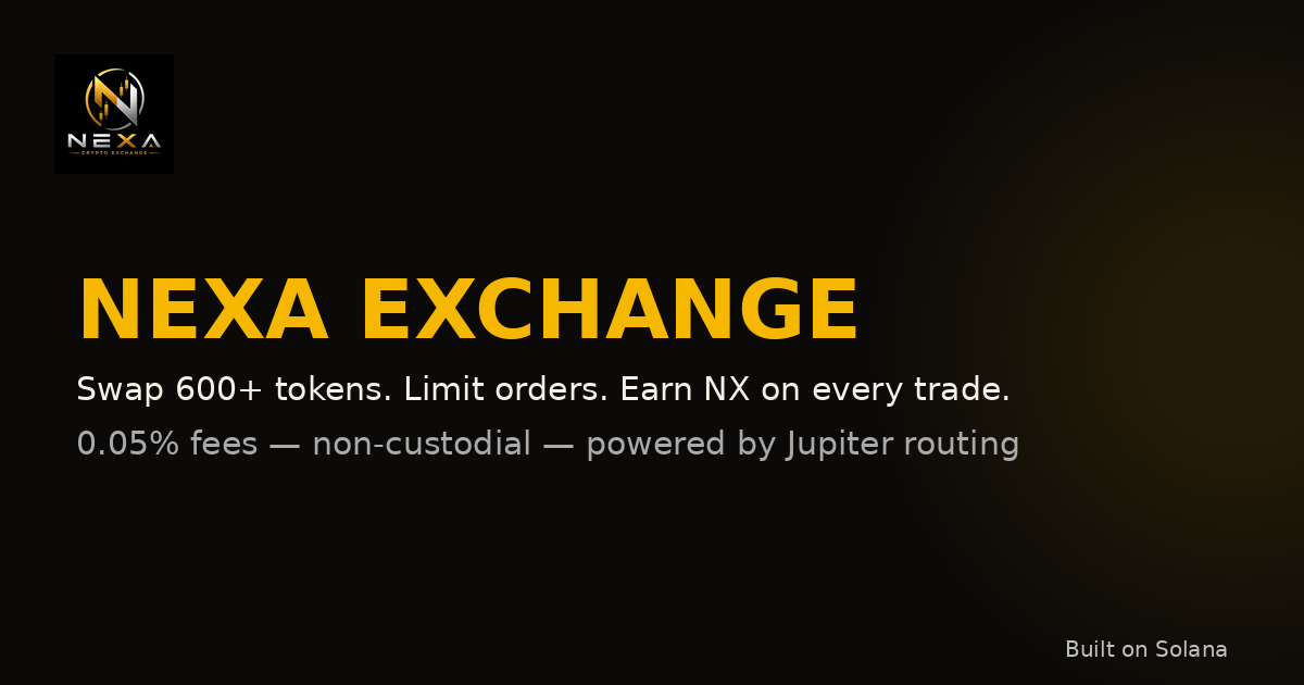 NEXA EXCHANGE screenshot